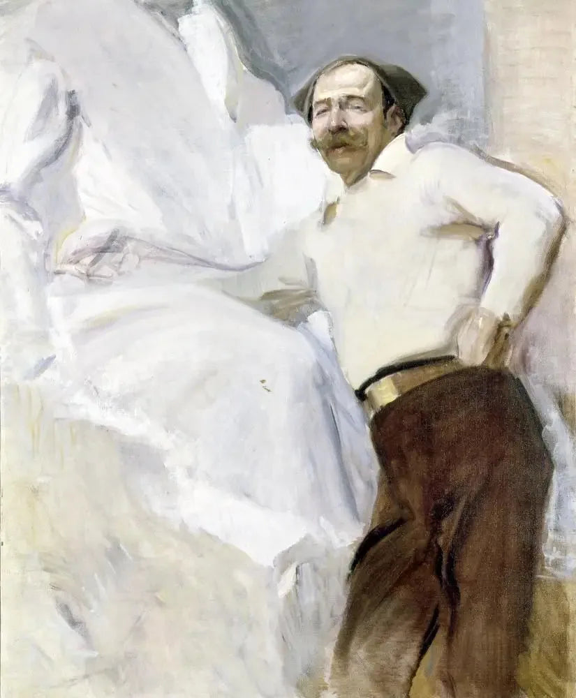Rzeźbiarz, Mariano Benlliure i Gil - Joaquín Sorolla