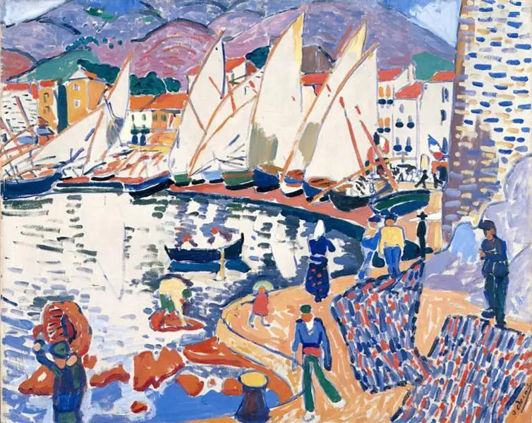 Suszenie żagli - André Derain