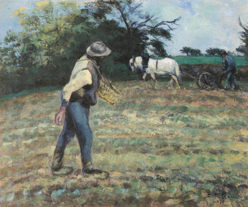 Siewca i Oracz, Montfoucault - Camille Pissarro