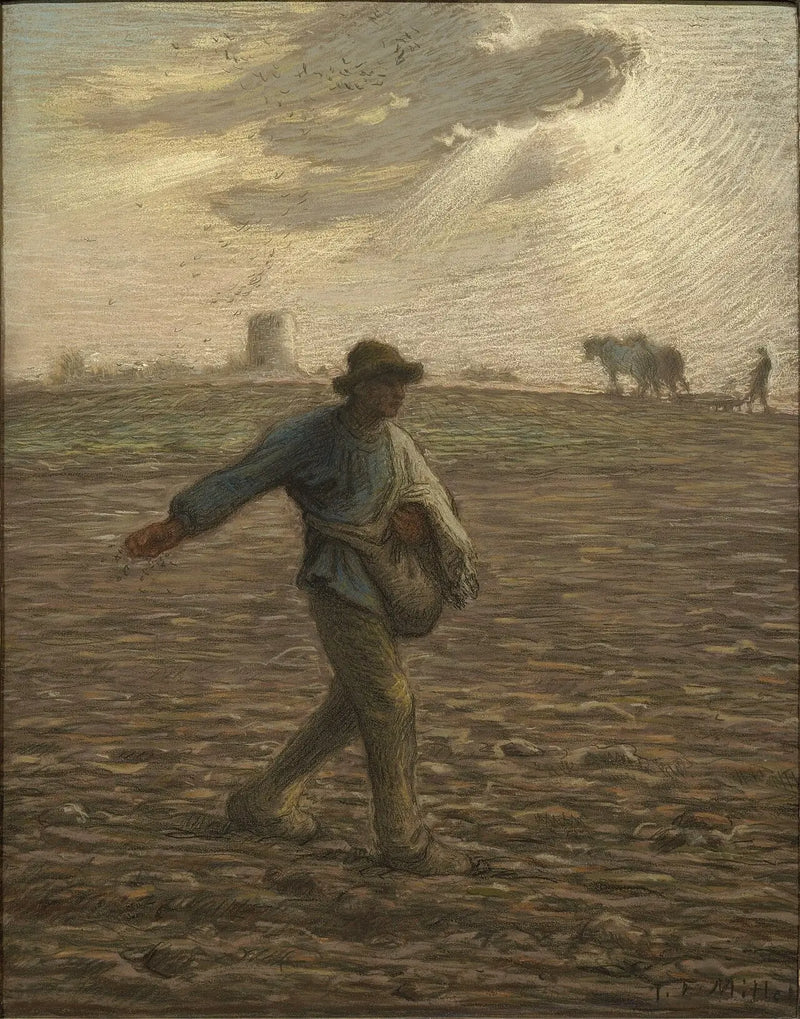 Rozsiewacz - Jean-François Millet