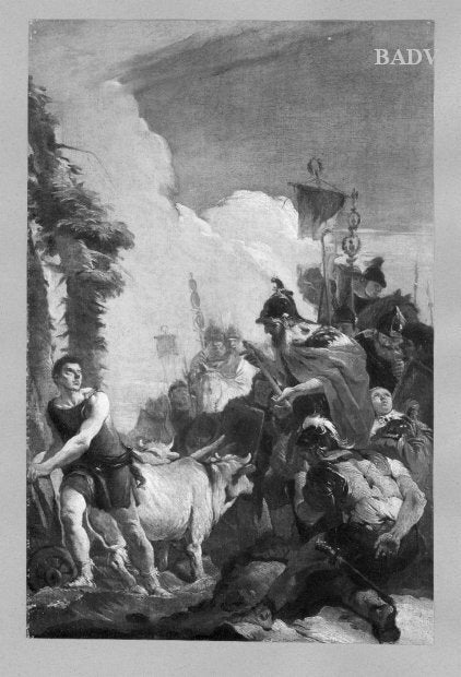 Senat zwołuje Cincinnatusa - Giovanni Battista Tiepolo