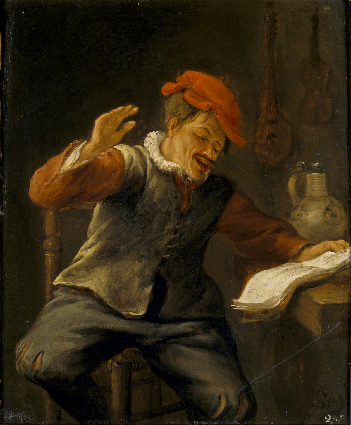 Le sens de l'ouïe - Jan Steen