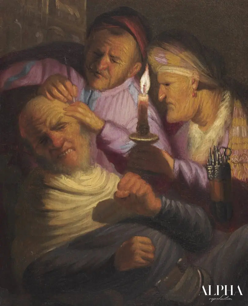 Le sens du toucher - Rembrandt van Rijn - Reproductions de tableaux et peintures haut de gamme