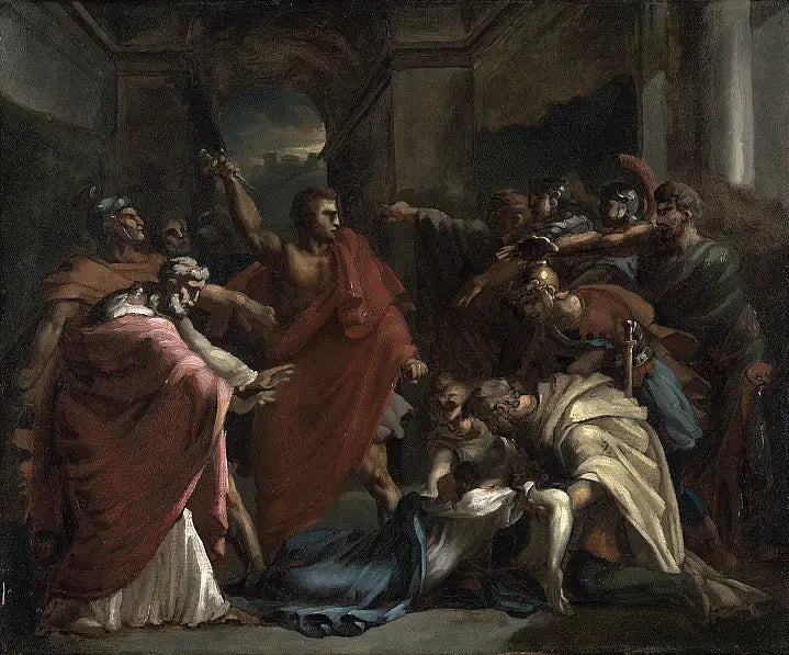 Przysięga Brutus po śmierci Lukrecji - Théodore Géricault