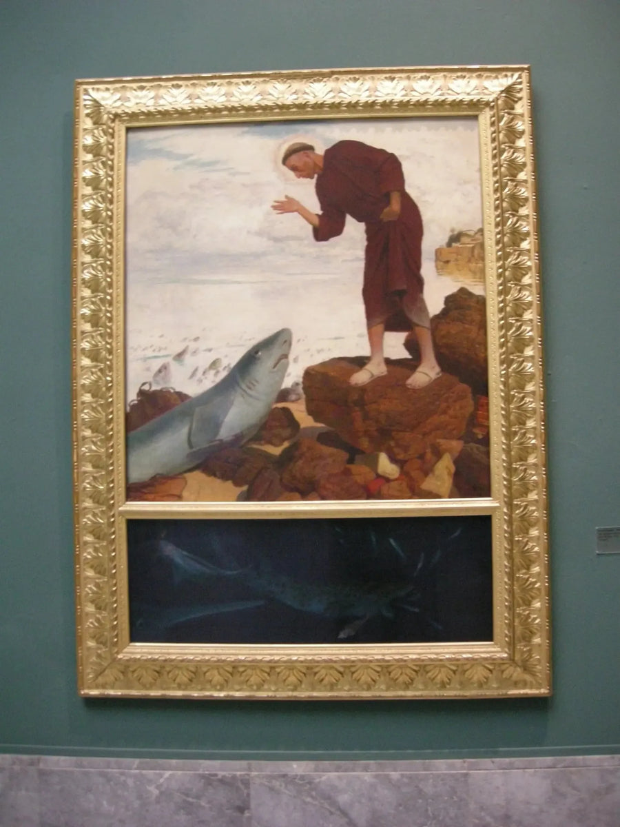 Kazanie Antoine'a - Arnold Böcklin