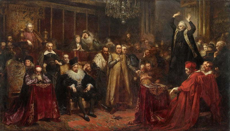 Kazanie Piotra Skargi - Jan Matejko