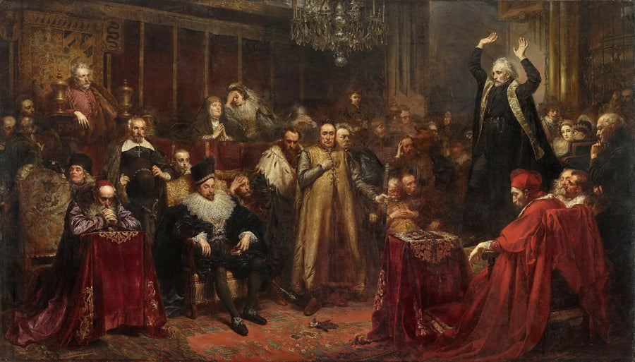 Kazanie Piotra Skargi - Jan Matejko