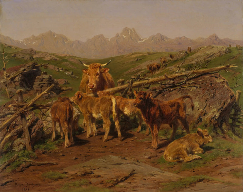 Odstawianie cieląt - Rosa Bonheur