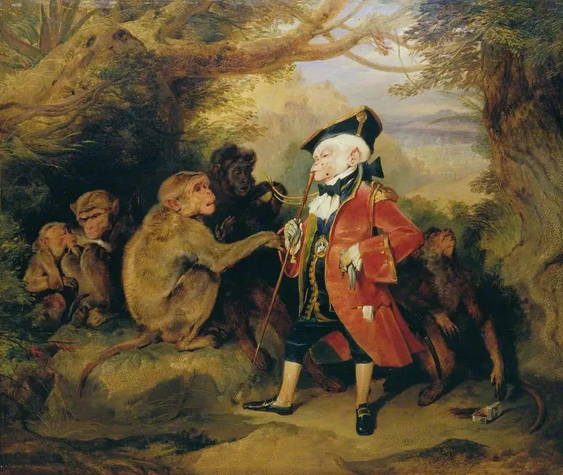 Podróżująca małpa - Edwin Henry Landseer