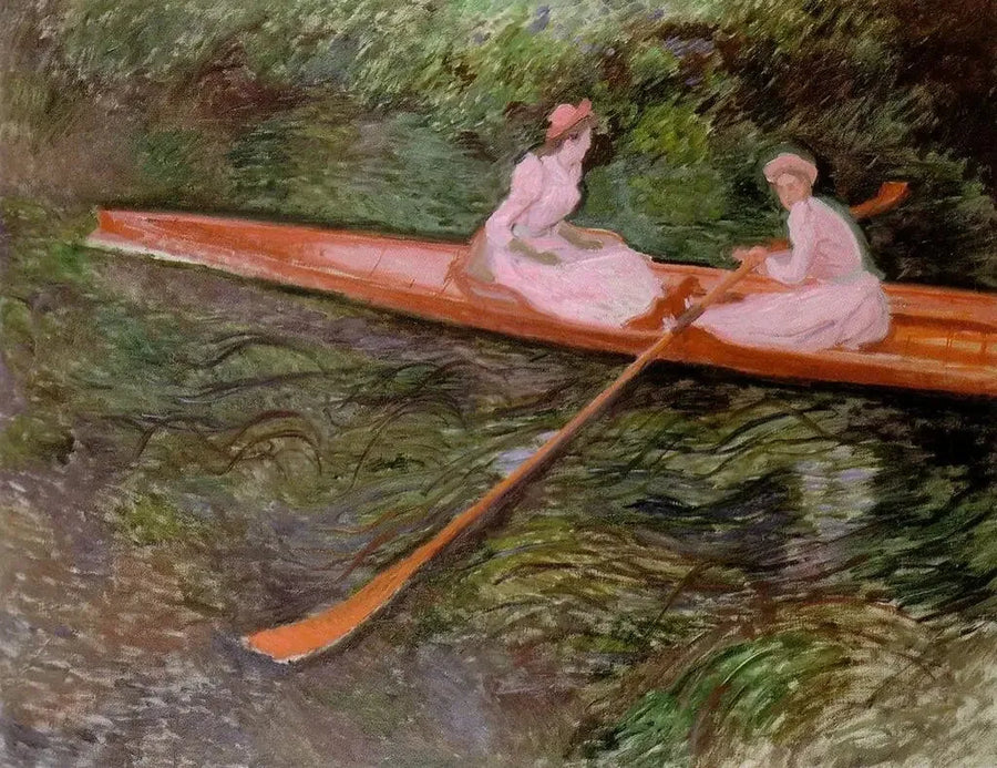 Różowy skif - Claude Monet