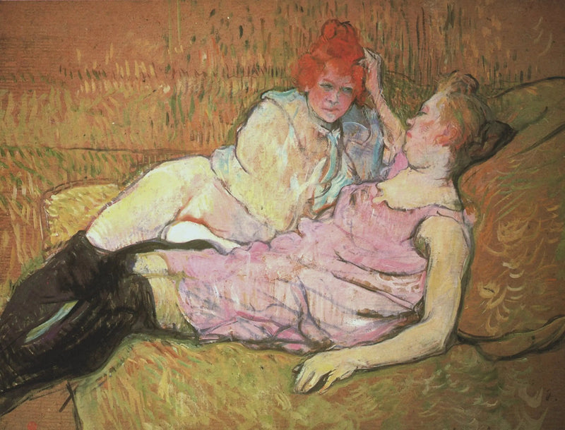 Sofa - Henri de Toulouse-Lautrec