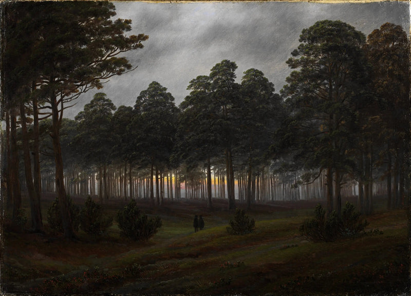 Wieczór - Caspar David Friedrich
