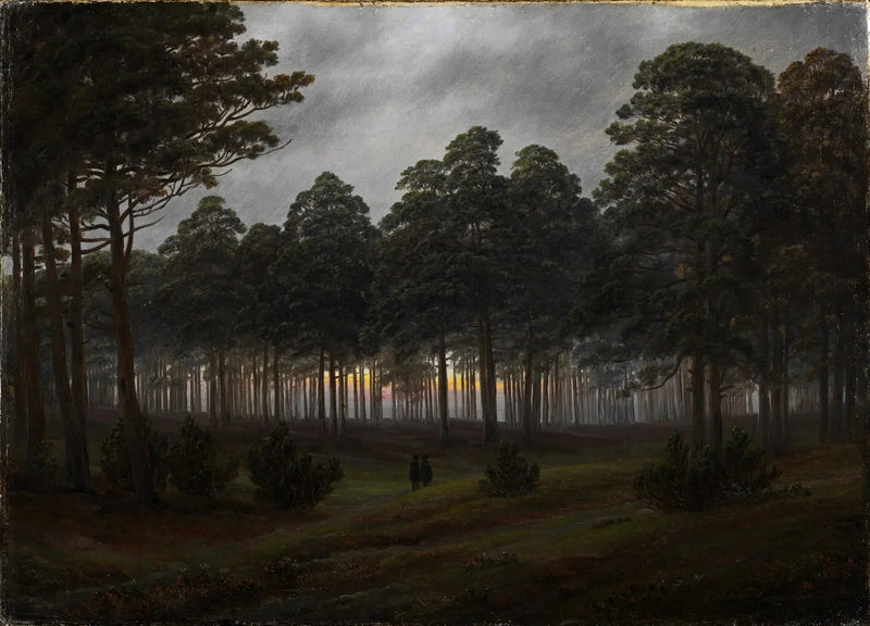 Wieczór - Caspar David Friedrich