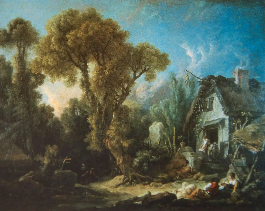 Wieczorem (w okolicach Beauvais) - François Boucher
