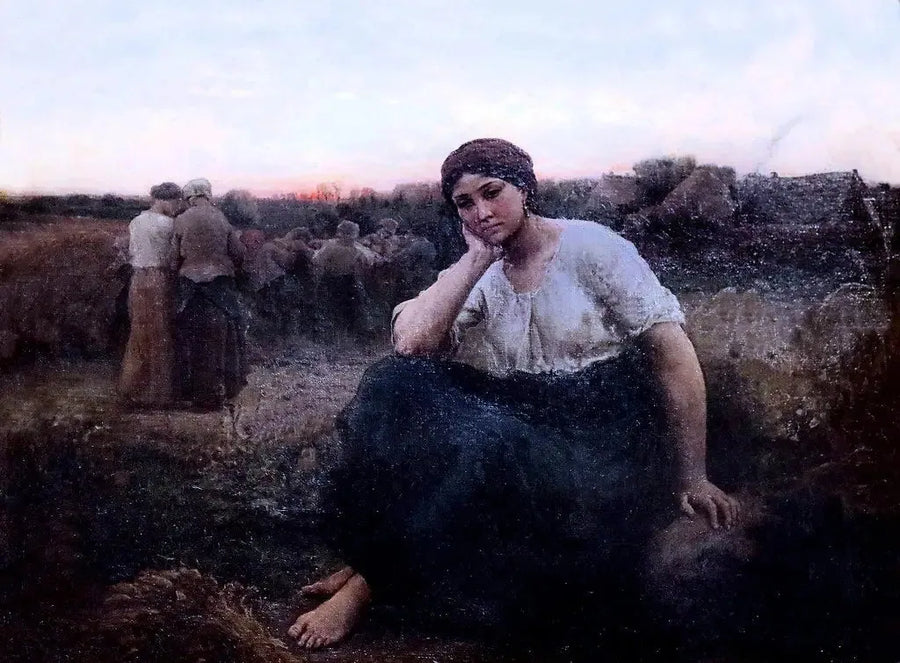 Wieczór - Jules Breton