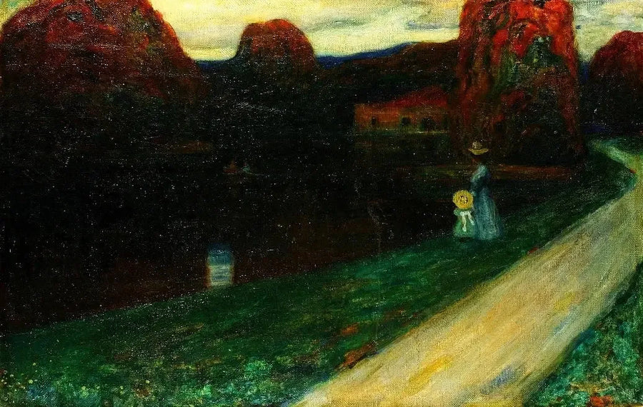 Wieczór. - Wasilij Kandinsky