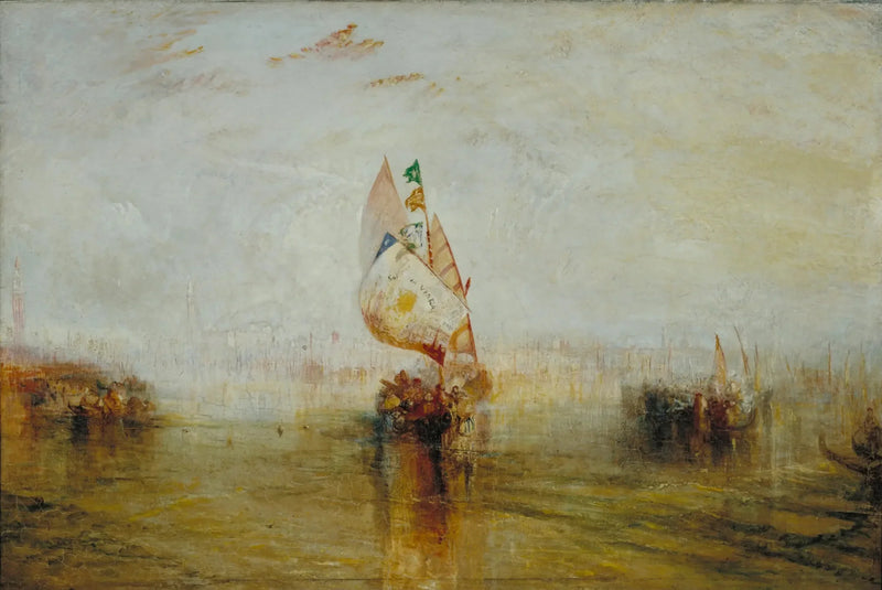 Słońce w Wenecji wypływa na morze - J. M. W. Turner