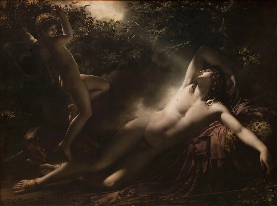 Sen Endymiona - Anne-Louis Girodet