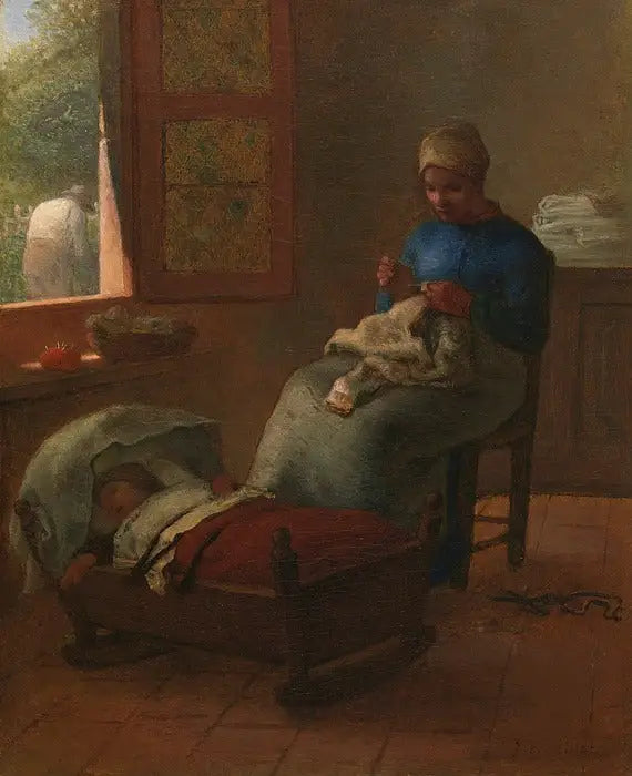 Sen niemowlęcia - Jean-François Millet