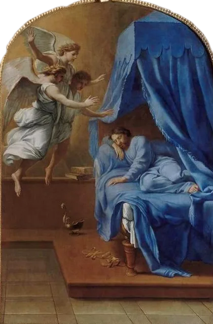 Sen świętego Brunona - Eustache Le Sueur