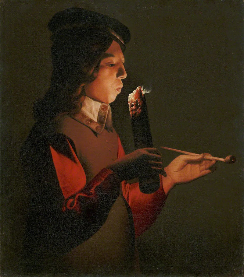 Dmuchawa z fajką - Georges de La Tour