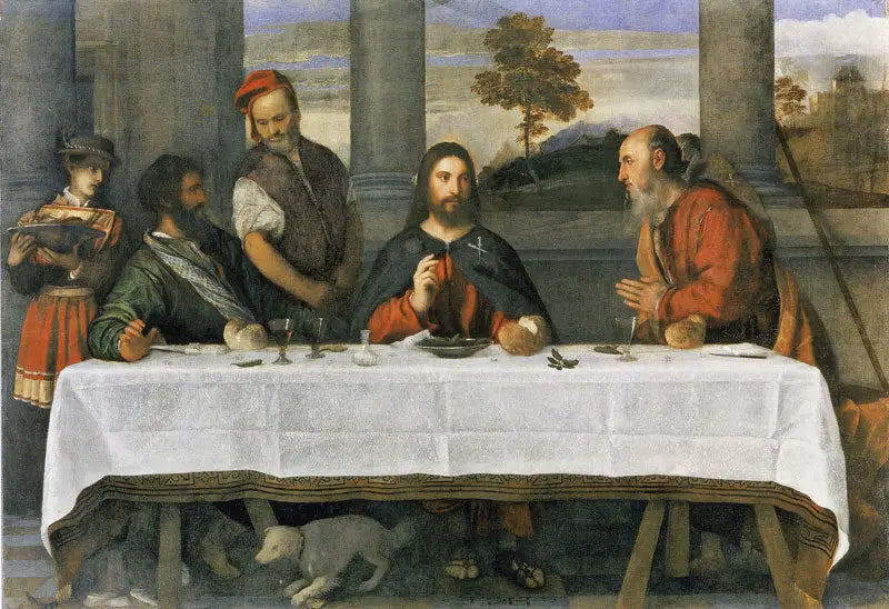 Wieczerza u Emmaus - Titian