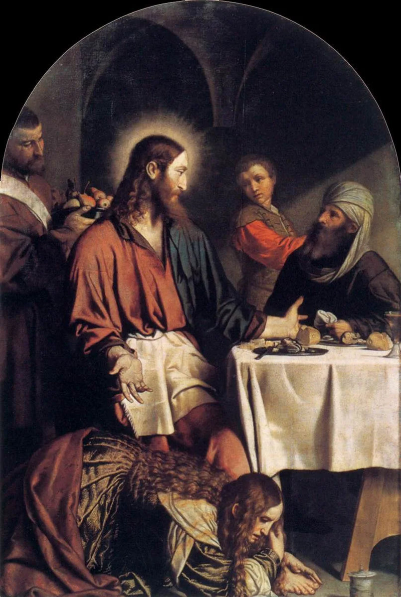 Kolacja u Szymona faryzeusza - Alessandro Bonvicino