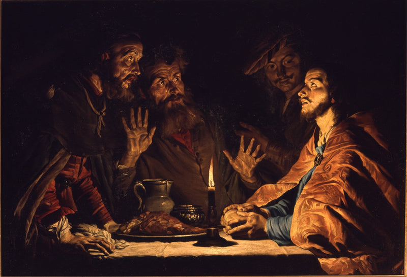 Kolacja Emmaus - Gerrit van Honthorst