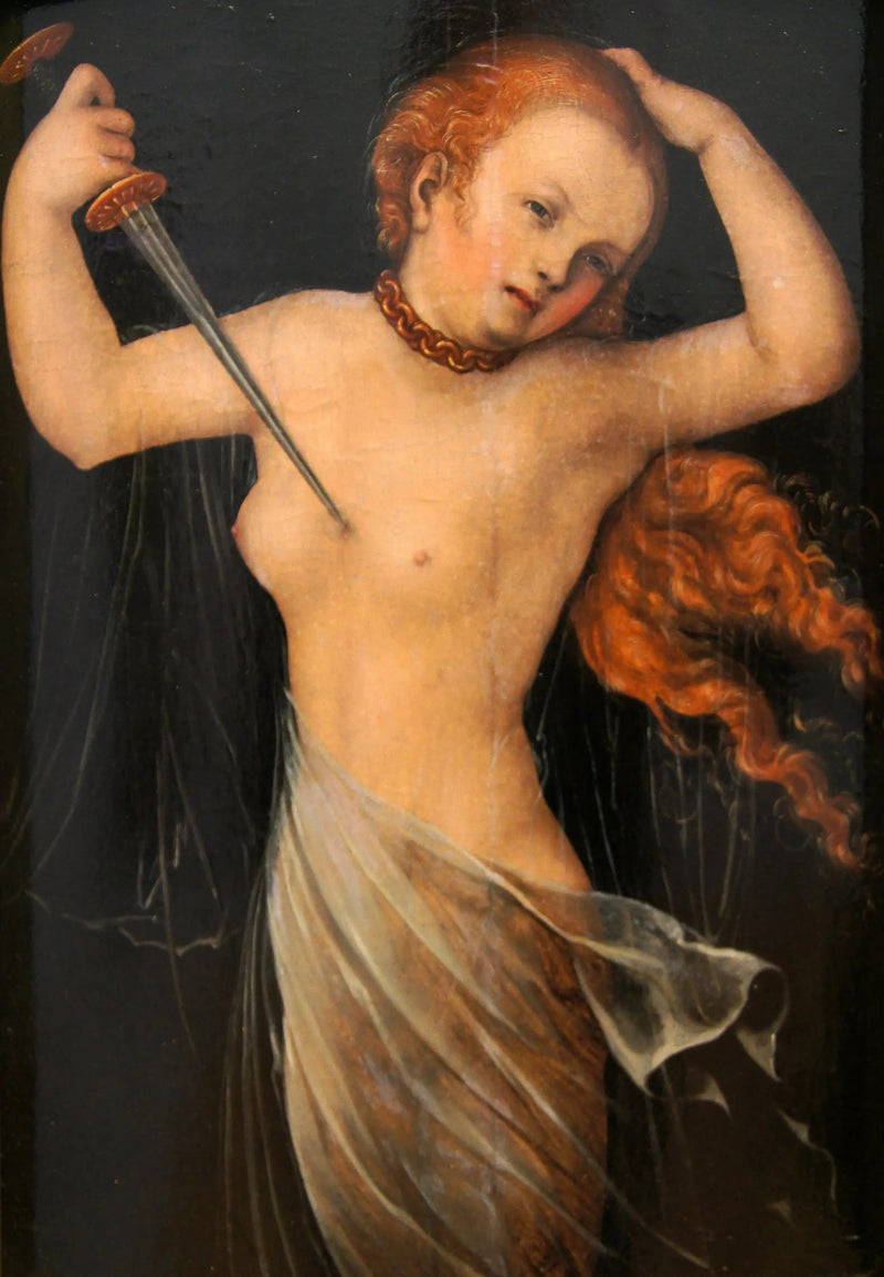 Samobójstwo Lucretii - Lucas Cranach Starszy