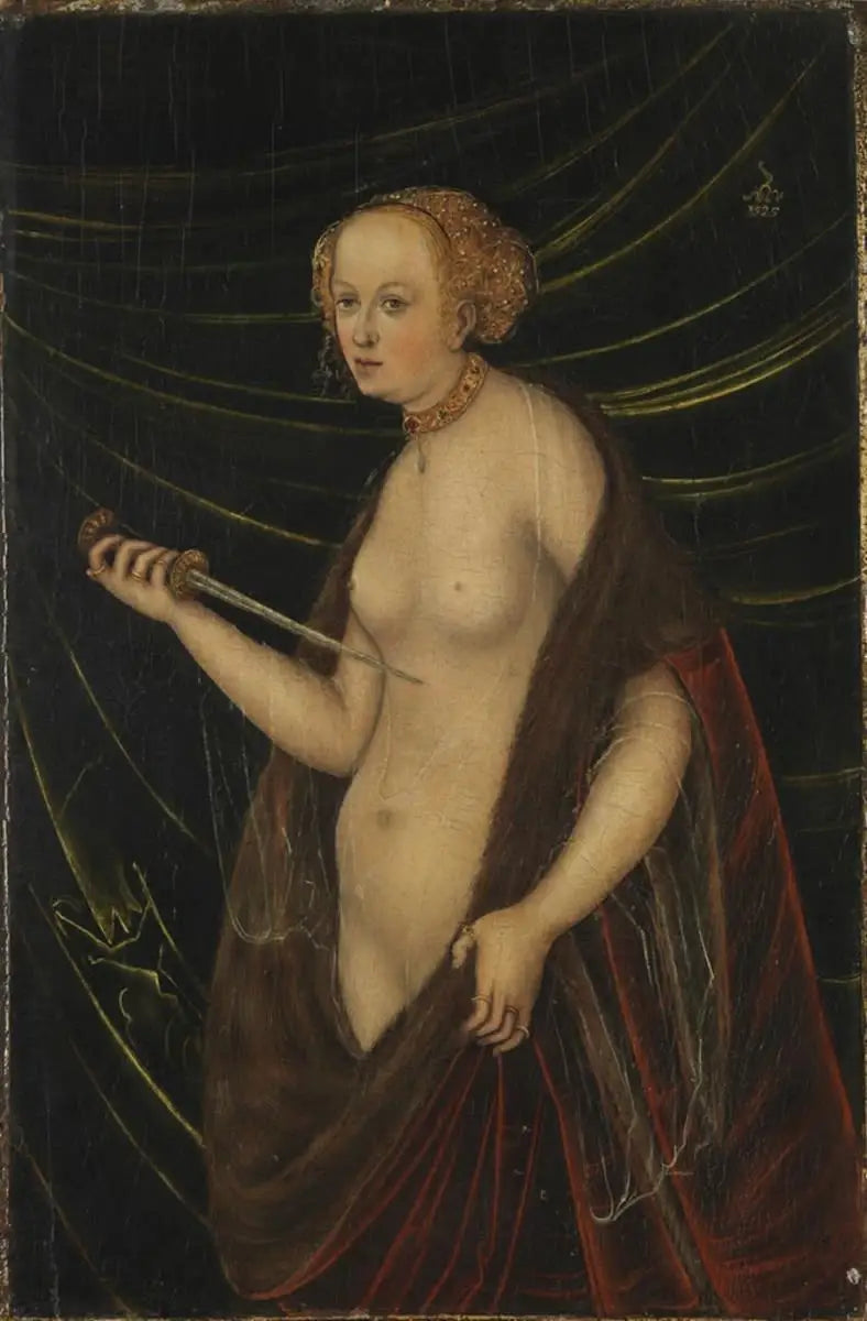 Samobójstwo Lucretii - Lucas Cranach Starszy
