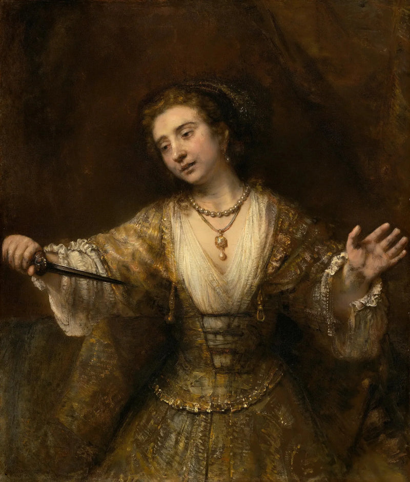 Samobójstwo Lukrecji - Rembrandt