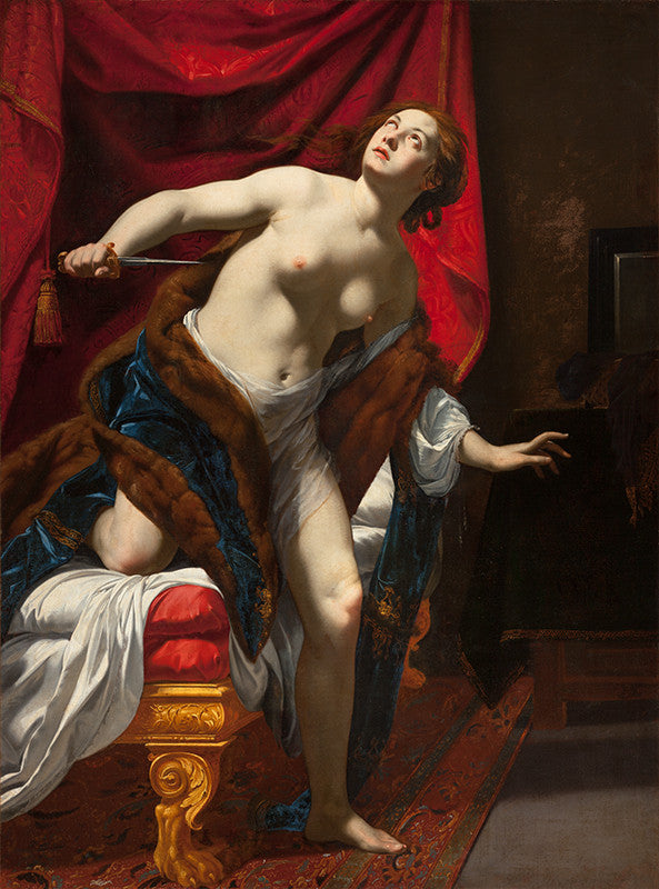 Samobójstwo Lucrecii - Simon Vouet