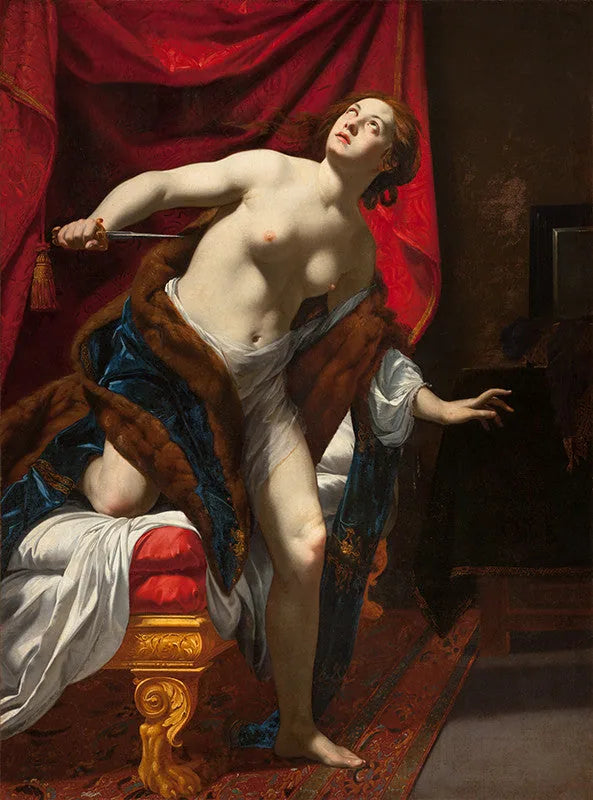 Samobójstwo Lucrecii - Simon Vouet