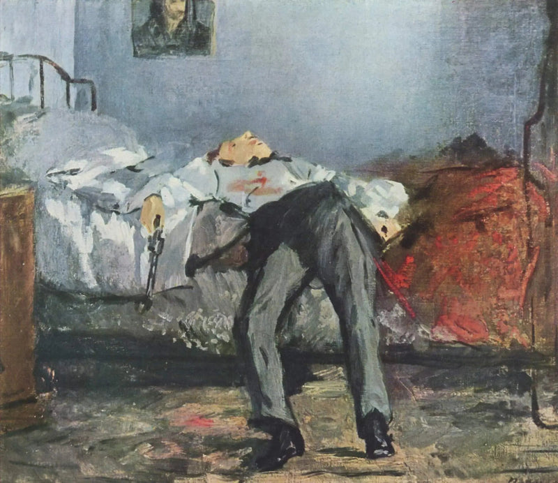 Samobójstwo - Édouard Manet