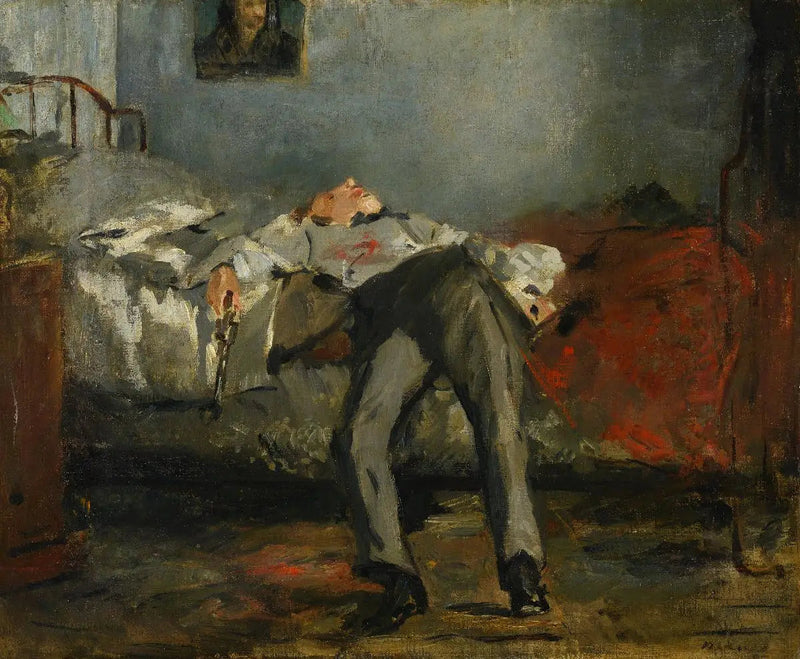 Samobójstwo - Édouard Manet