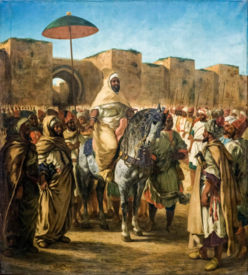 Sultan Maroka - Eugène Delacroix