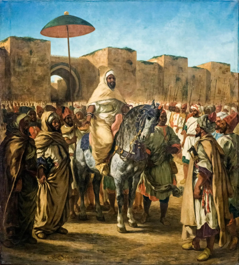 Sultan Maroka - Eugène Delacroix