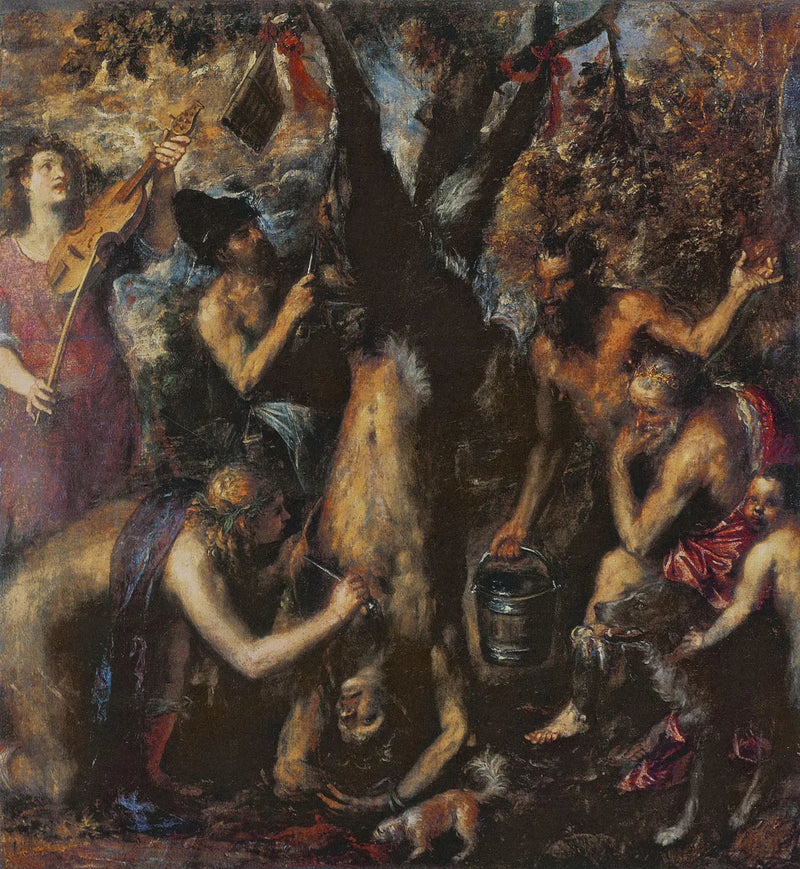 Męka Marsjasza - Titian