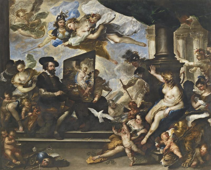 Obraz Rubensa „Allegoria Pokoju” - Luca Giordano
