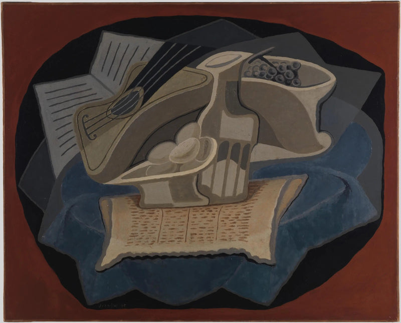 Niebieski dywan - Juan Gris