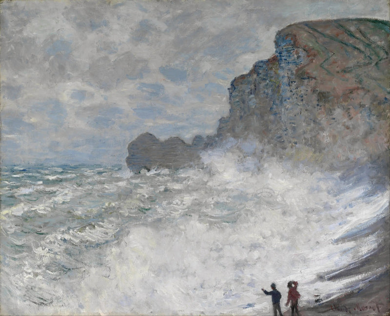 Pogoda w Étretat - Claude Monet