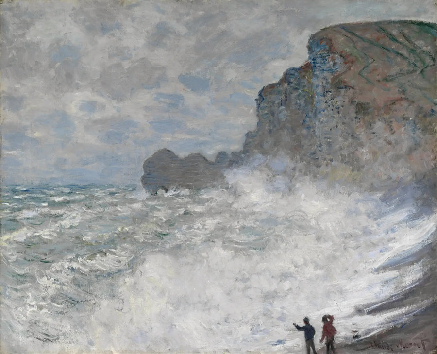Pogoda w Étretat - Claude Monet