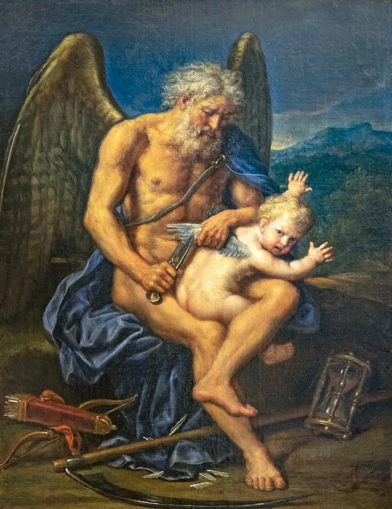 Czas odcinający skrzydła miłości - Pierre Mignard