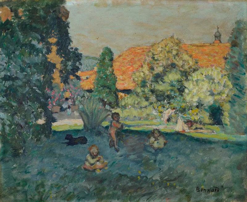 Różowy dach - Pierre Bonnard
