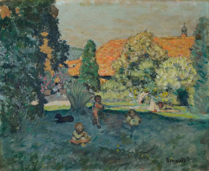 Różowy dach - Pierre Bonnard