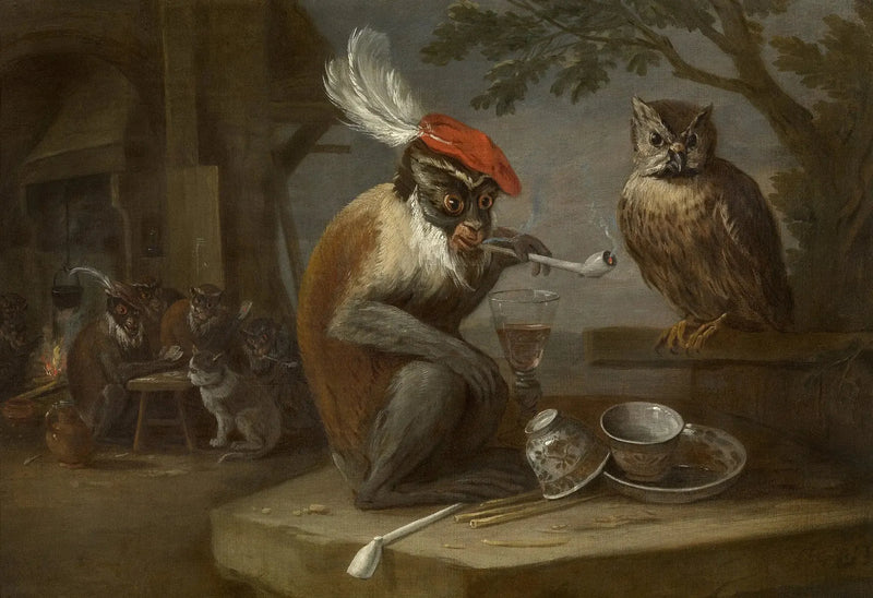 Obrót małpy - David Teniers Młodszy