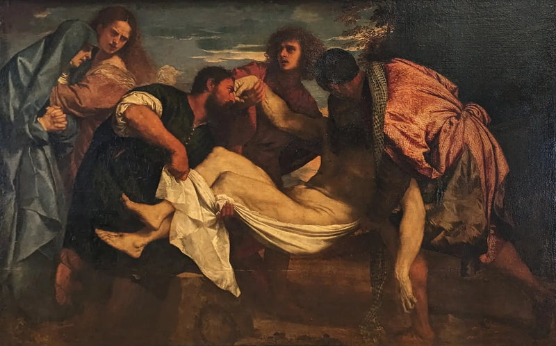 Przeniesienie Chrystusa do grobu - Titian
