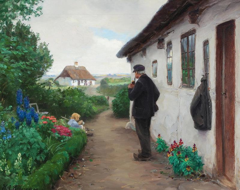 Pracownik drogowy Chr. Larsen z Jyllinge. - H. A. Brendekilde