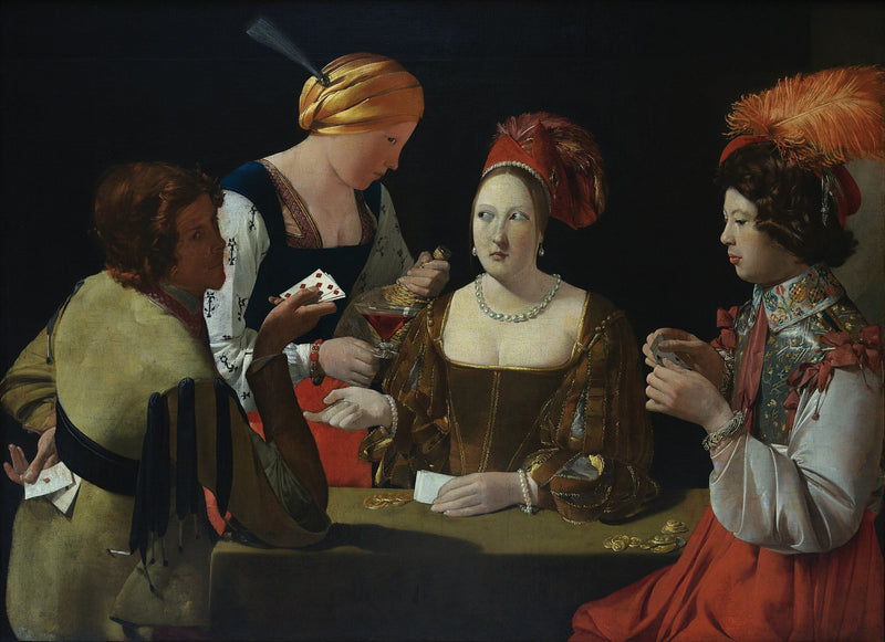 Oszust z asem karo - Georges de La Tour