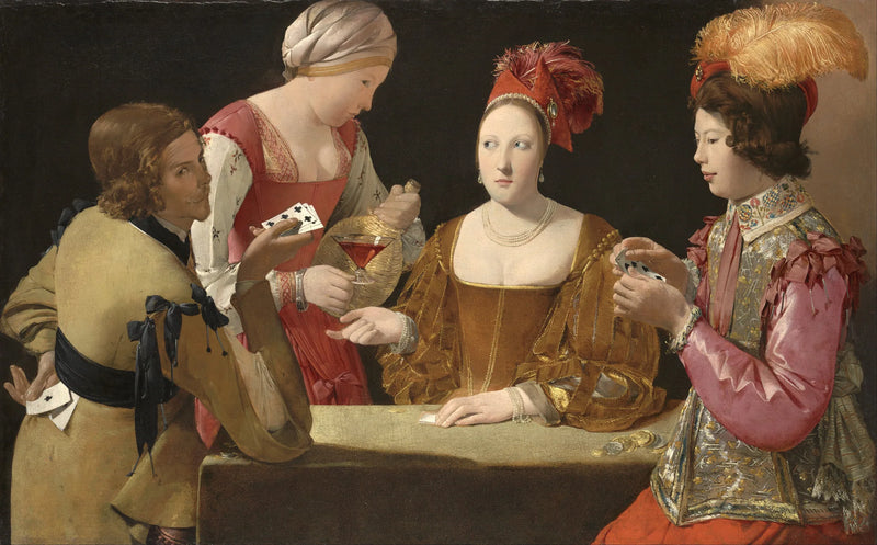 Oszust z asem treflą - Georges de La Tour